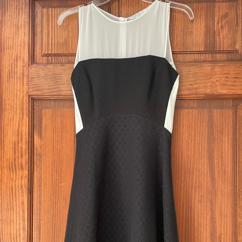 Sandro Paris Elegant Skater Dress